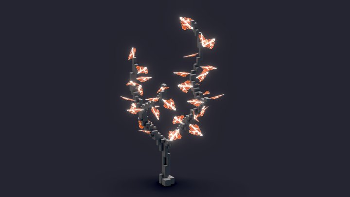 Free Artificial Tree. 3D Model