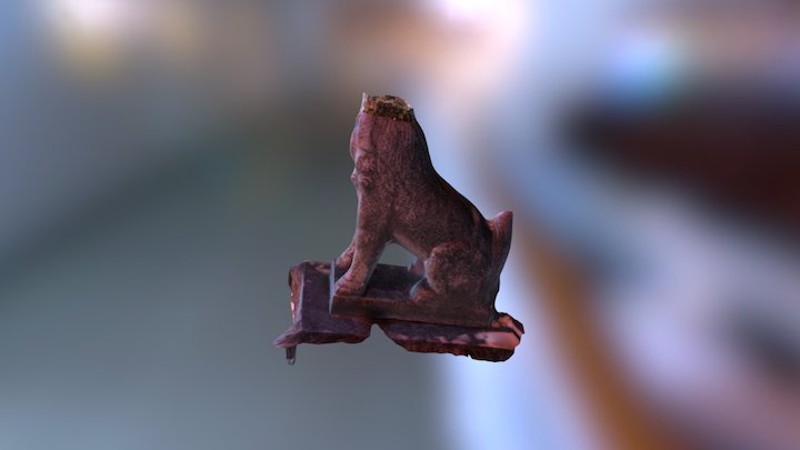 狛犬左 3D Model
