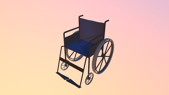Wheelchair 3D Model