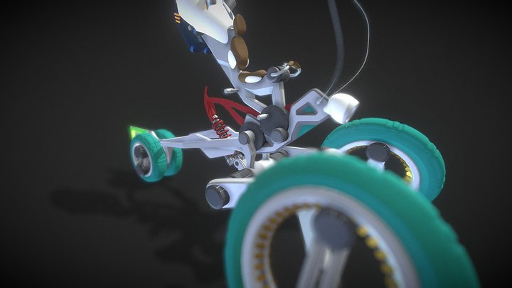 VespaPura - Interrobang Racer 3D Model