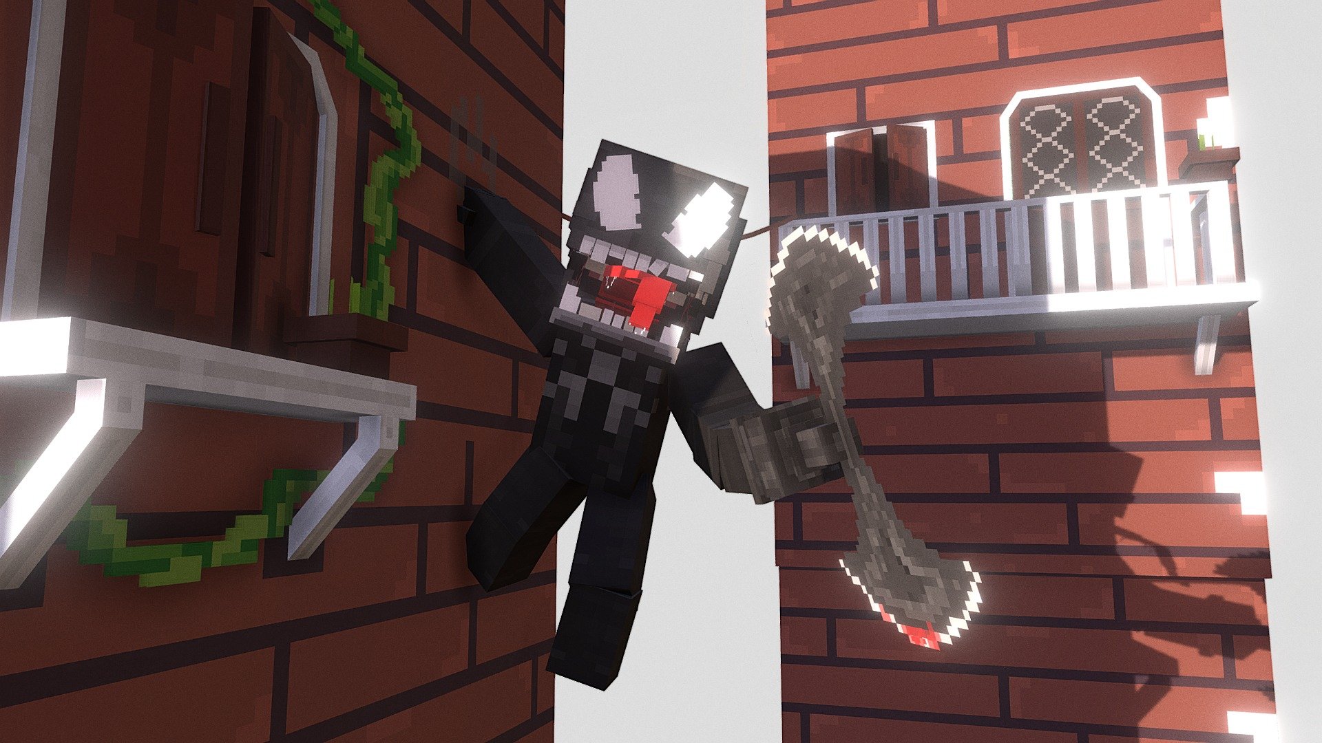 Venom Minecraft - 3D model by Ahmet Arıkan | Ren虎 (@ahmtarkn) [38722e7 ...