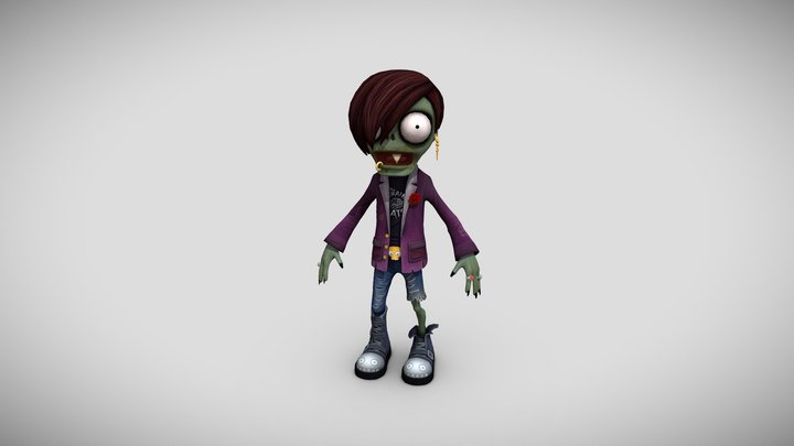 Vampire Zombie - PVZ Garden Warfare – Modelo 3D gratuito STL