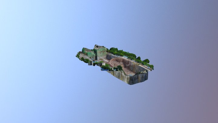 重庆中迪广场现场航拍 3D Model