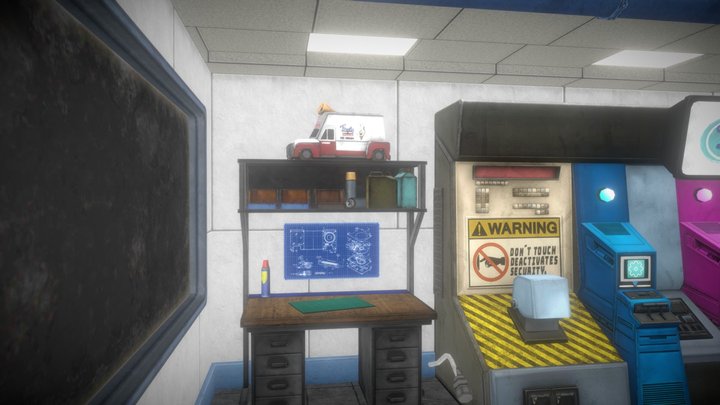 Extraction-room 3D Model