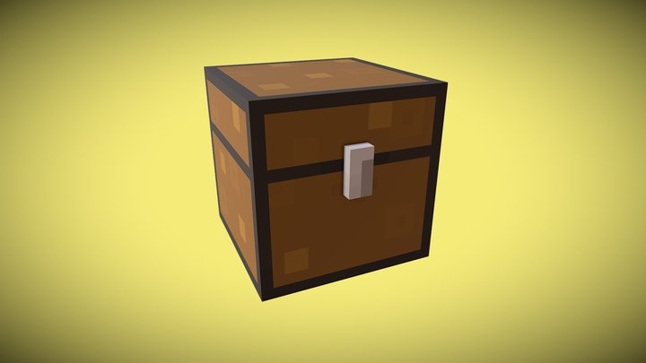 Minecraft Chest 3D Model