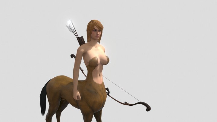 Female_Centaur 3D Model