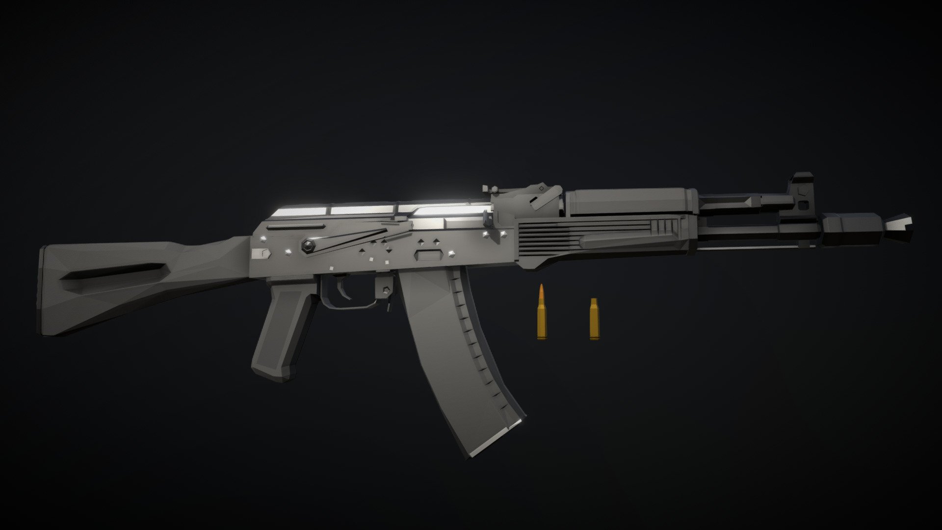 Low-Poly AK-105 - Download Free 3D model by notcplkerry [3875c1f ...