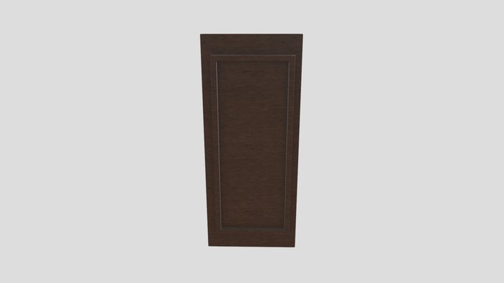 Single Cabinet Wall 3D Model