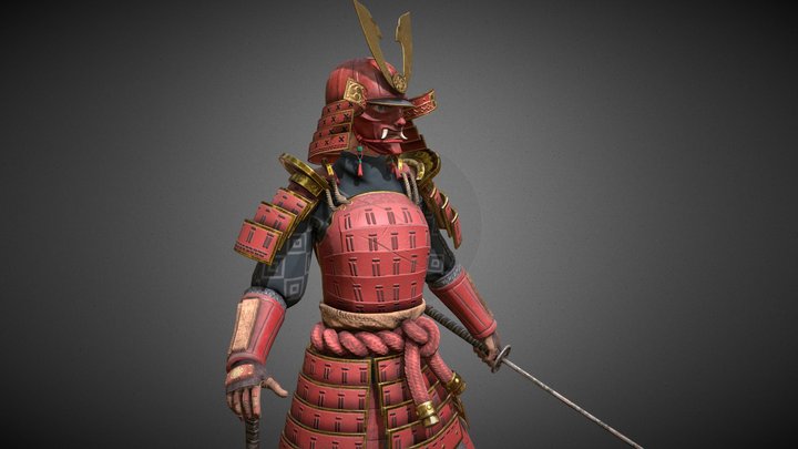samurai 3D Model