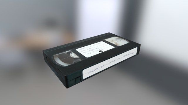 Simple VHS Tape 3D Model