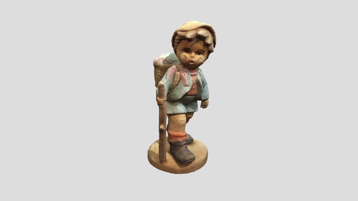 Boy Sculpture (Meshroom) 3D Model