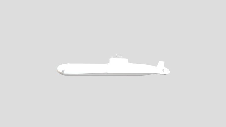 the-project-941-akula-typhoon-submarine 3D Model