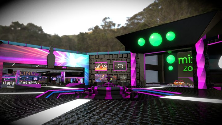 Game/Arcade Zone 3D Model