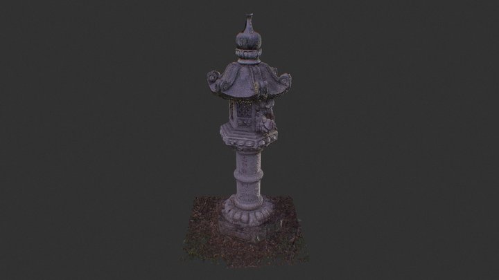 石燈籠_點雲 / Stone lantern_Point Cloud 3D Model
