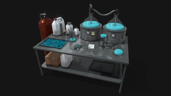 Science Station 3D Model