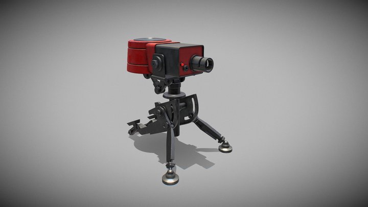 Sentry Gun LVL 1 -  Team Fortess 2 3D Model