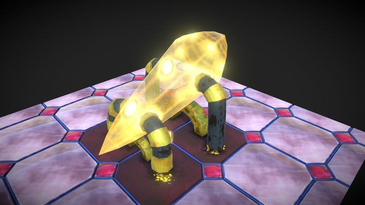 The big Crystal 3D Model