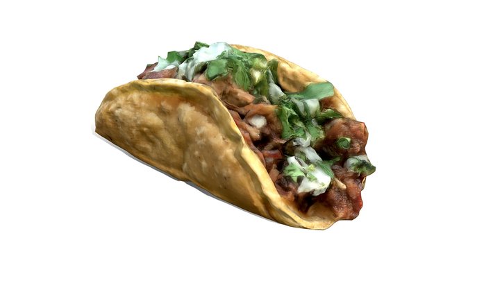 Mexican Taco de Sueadero 3D Model