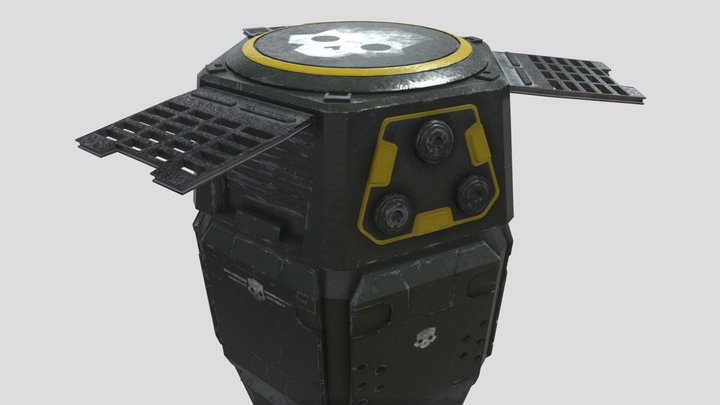 Helldivers Drop Pod 3D Model