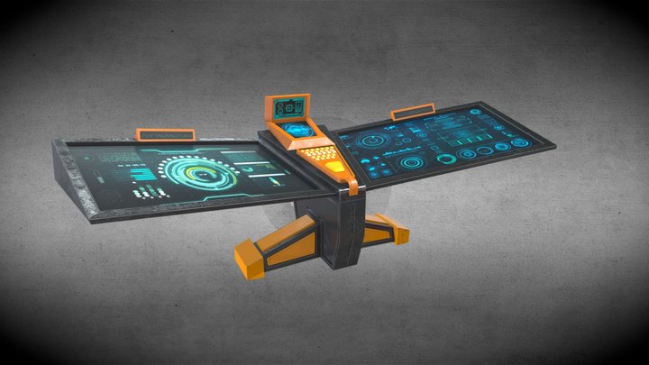 Sci-fi-props 3D models - Sketchfab