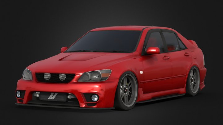 Toyota Altezza TRD 3D Model