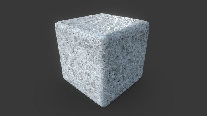 Snow Material 001 3D Model