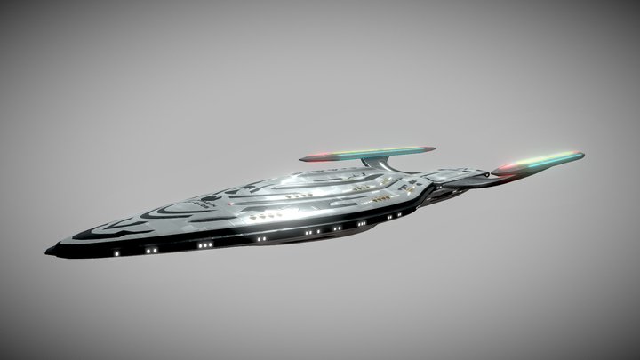 USS Amazon (Fan-Design). 3D Model