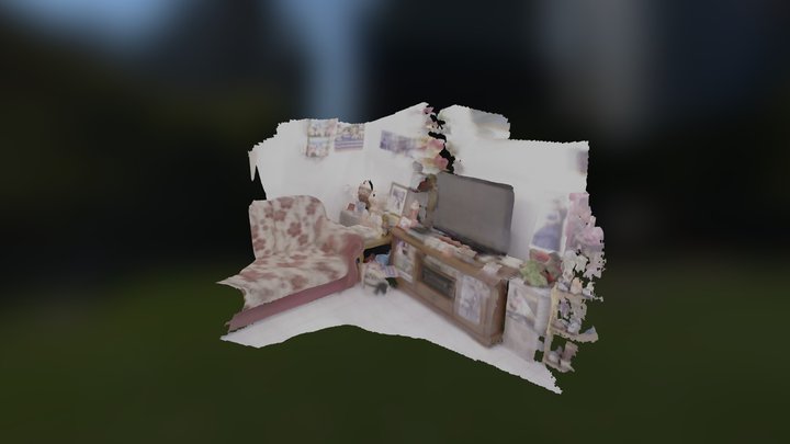Part of Living Room 3D Model