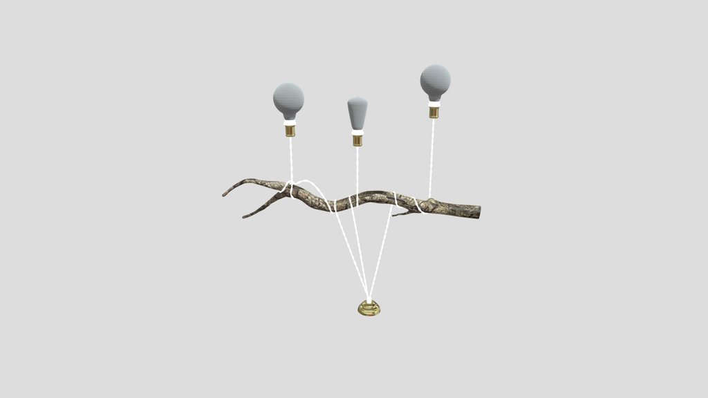 Stylized Ceiling Lamp