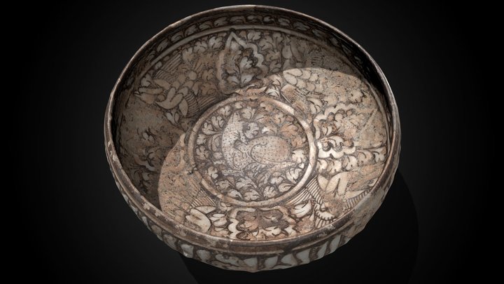 Earthenware bowl, 14th C CE – Free 3D Model STL