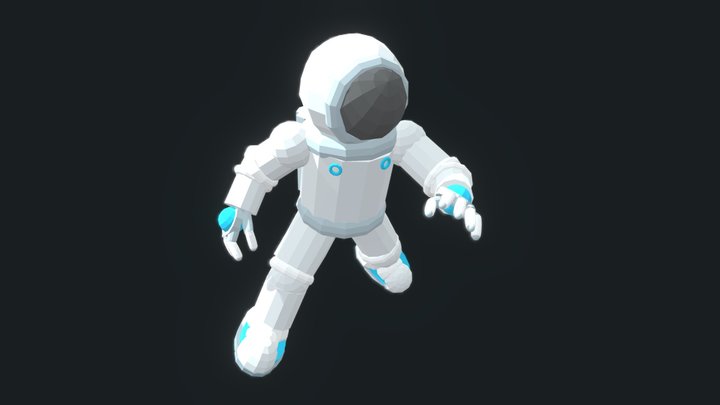 Google Blocks - Astronaut 3D Model