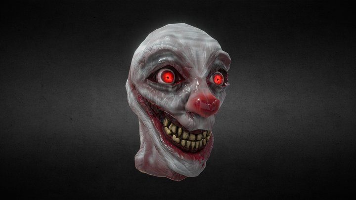Clown Jumpscare - 3D Model Animated