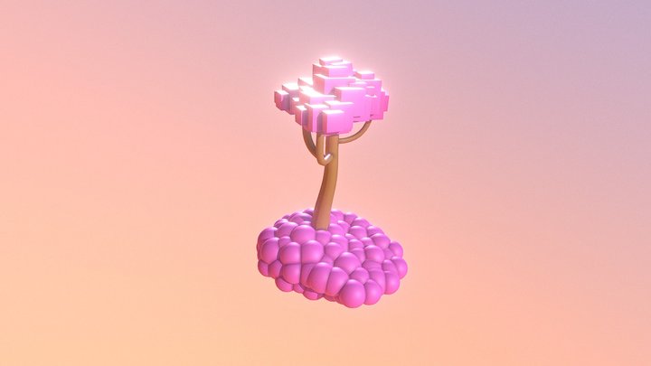 Just a standard square tree 3D Model