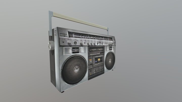 Boombox 3D models - Sketchfab