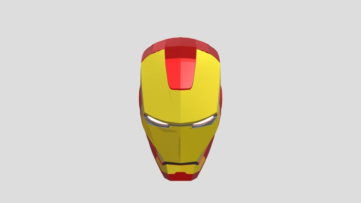 Capacete do Homem de Ferro / Iron Man Helmet 3D 3D Model