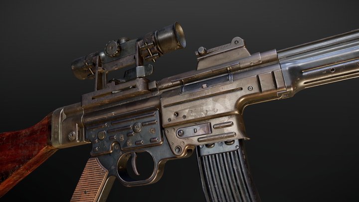 STG-44 Assault Rifle 3D Model