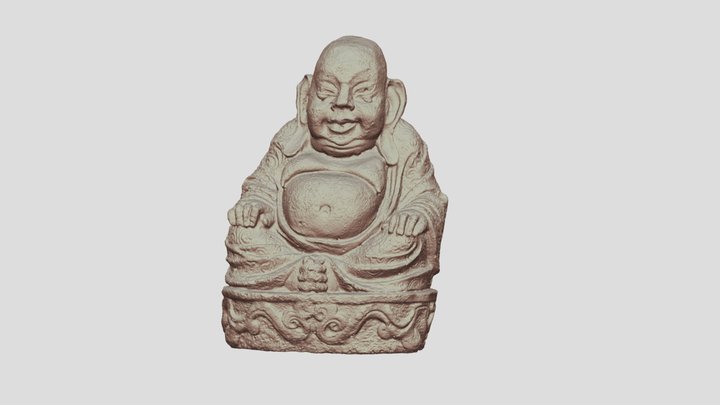 Buddha Example No Texture 3D Model