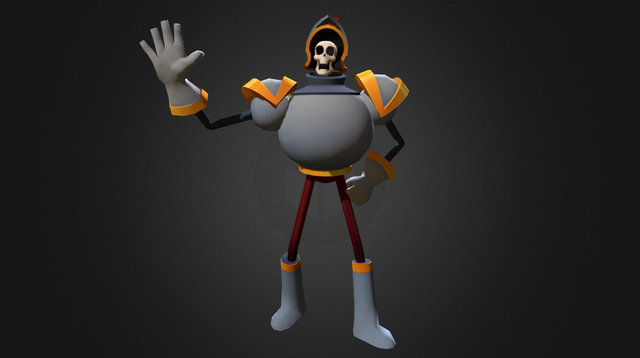Gerald the Friendly Skeleton 3D Model