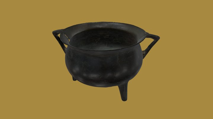 Pottur "Álfapotturinn" /Pot 3D Model
