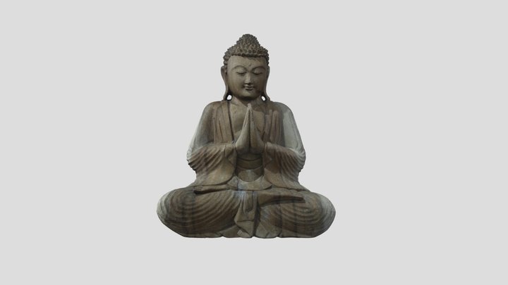 Shakyamuni Buddha Seated in Padmasana 3D Model