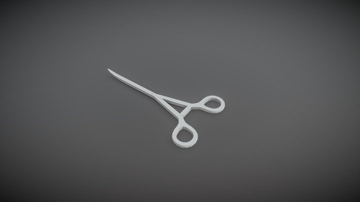 Medical Scissors 1 3D Model