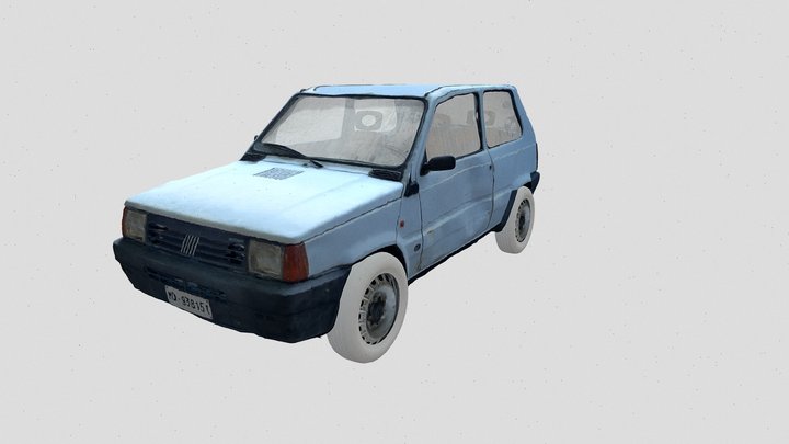 Fiat Panda Car 3D Model