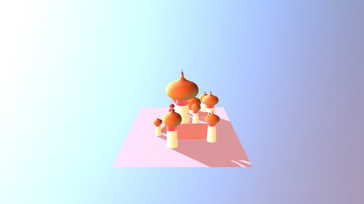 Aladdin's palace 3D Model