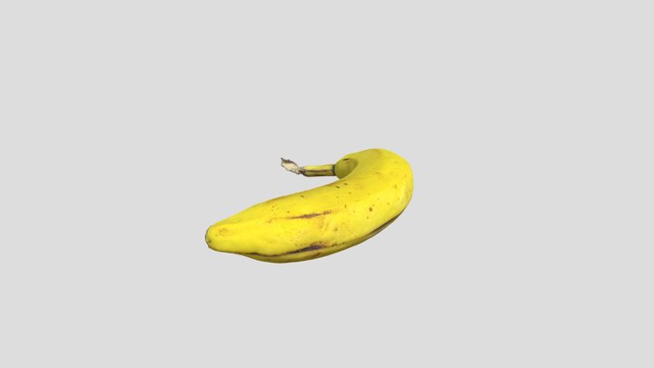 Yellow Spotted Banana黄斑香蕉OBJ格式3D模型 – Kostenloses 3D-Modell STL