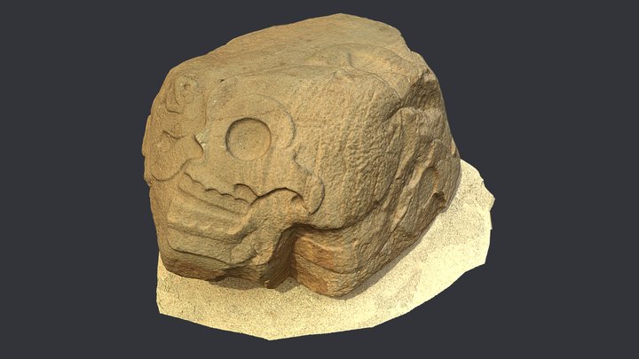 El Baúl Monument 10, Cotzumalguapa, Guatemala 3D Model