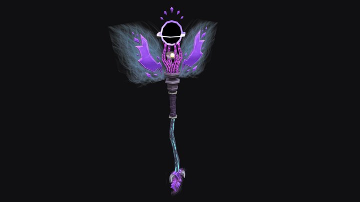 DAE Weapon Craft Assignment - Void Staff 3D Model