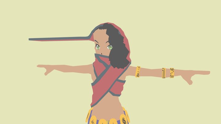 Talwan Princess 3D Model