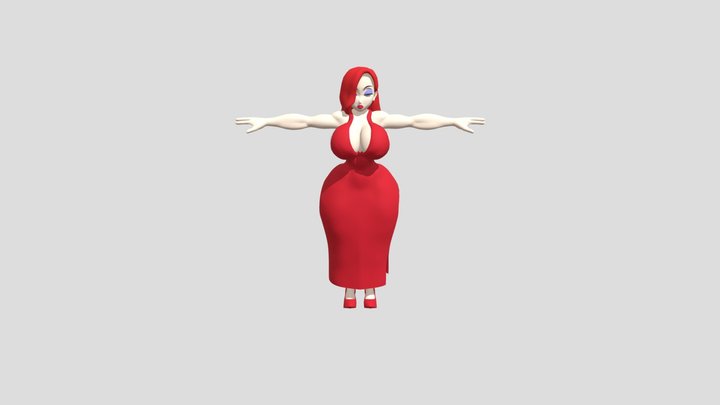 KM Jessica Rabbit 3D Model