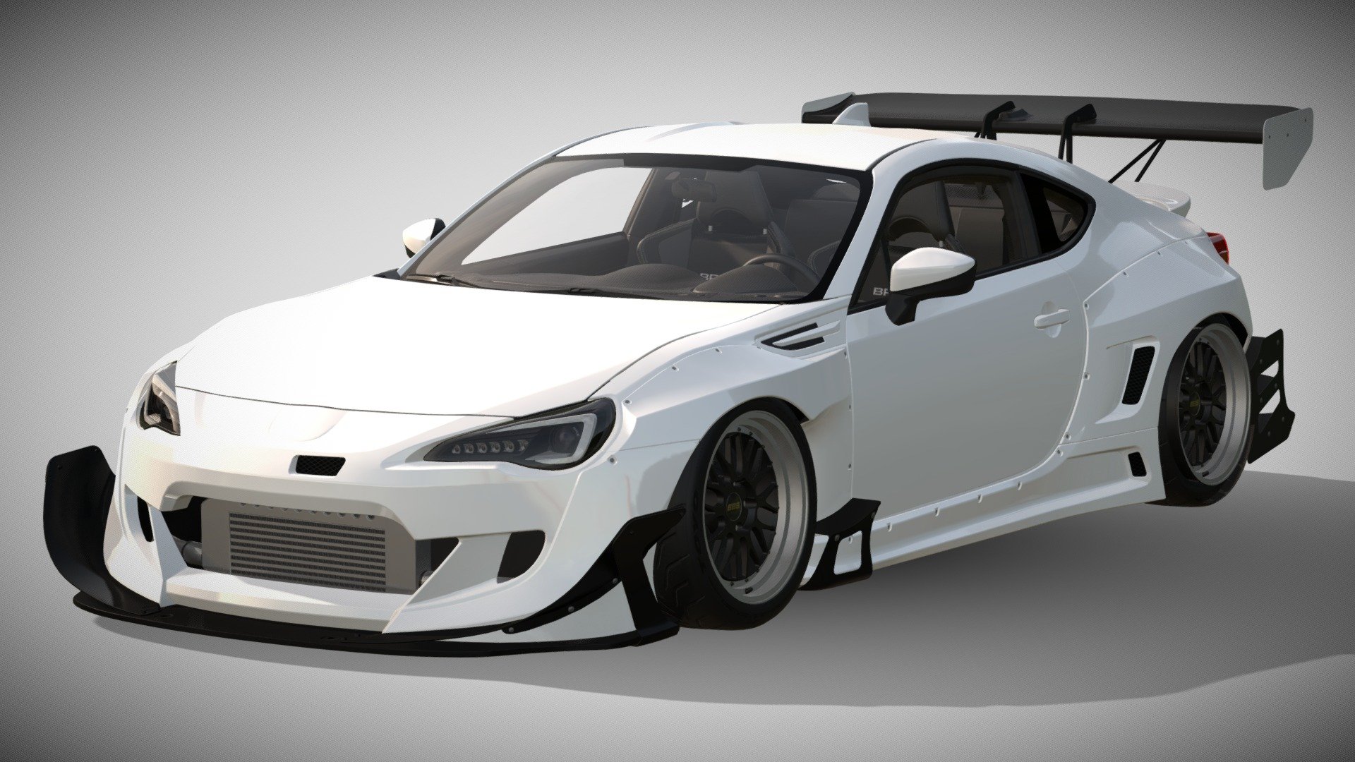 2017 Pandem FRS/ BRZ Ver 3.5 GT Wing - Download Free 3D model by