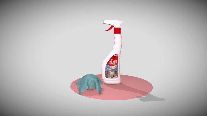 Spray can 3D Model